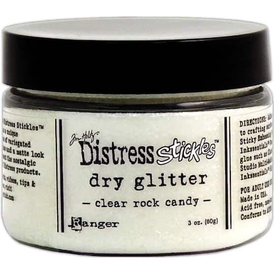 Tim Holtz&#xAE; Distress Clear Rock Candy Stickles Dry Glitter